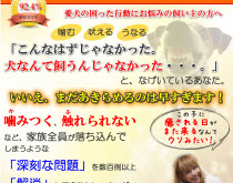 噛み犬のしつけに重点的に取り組んできたカリスマトレーナーのしつけ法